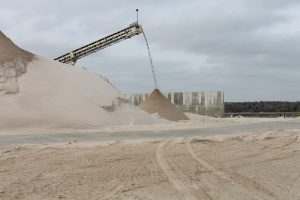 dewatering stockpile